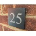 Rustic Slate House Gate Sign Plaque Door Number Personalised Name Plate MODERN   263710434808